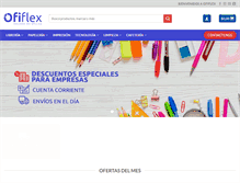 Tablet Screenshot of ofiflex.com.ar